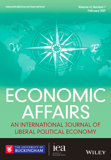 Journal of Economic Affairs: Latest issue